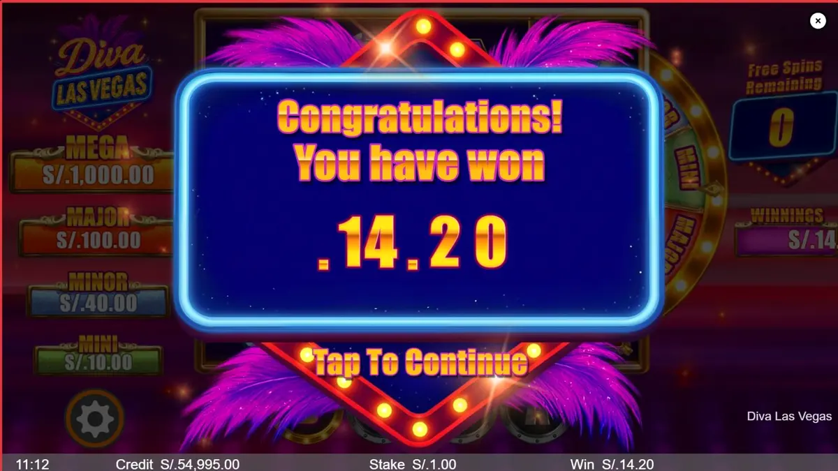 Diva Las Vegas স্লট গেমের নিয়ন এবং গ্ল্যামারাস ইন্টারফেস